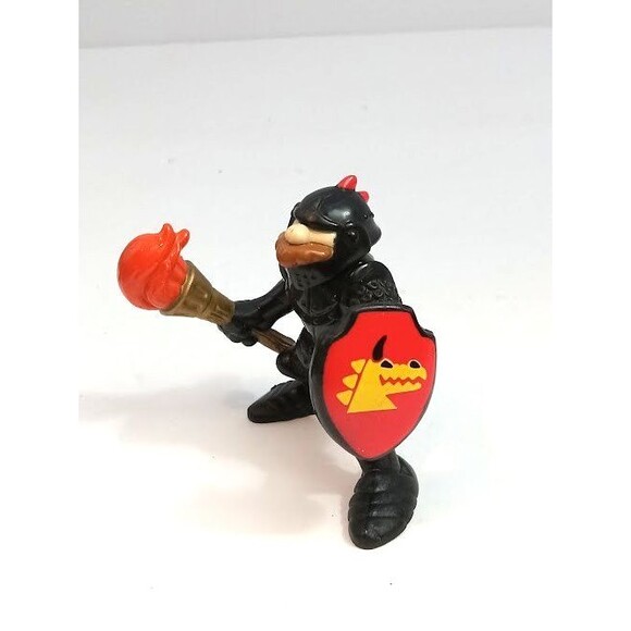 Fisher Price Great Adventures Black Knights Lot Figures - Picture 9 of 11